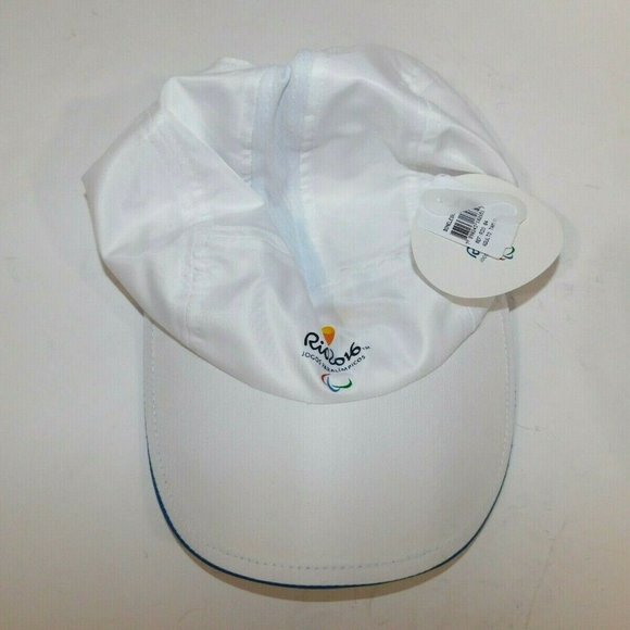 2016 Rio Paralympics Womens White Running Hat NEW - Picture 4 of 11